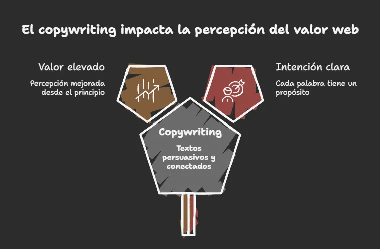 Metodología de Copywriting: Textos persuasivos y conectados para elevar la percepción de valor de la web.
